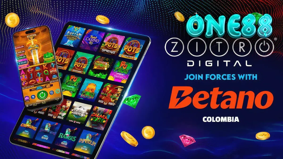 Giao diện trò chơi slot và video bingo đầy màu sắc của Zitro Digital trên nền tảng Betano
